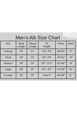 Beau Veste Brand - Tropical weight Pleated Alb - Item # 4337 Size & Fit Guide 